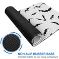 thumbnail image 6 of Long Mouse Pads for Desk,Black Halloween Bats Desk Mats on Top Of Desks, Desk Mouse Pad Extra Large with 3mm Non-Slip Base and Stitched Edge for Gaming,Office,Work,Home 31.5"x11.8", 6 of 6