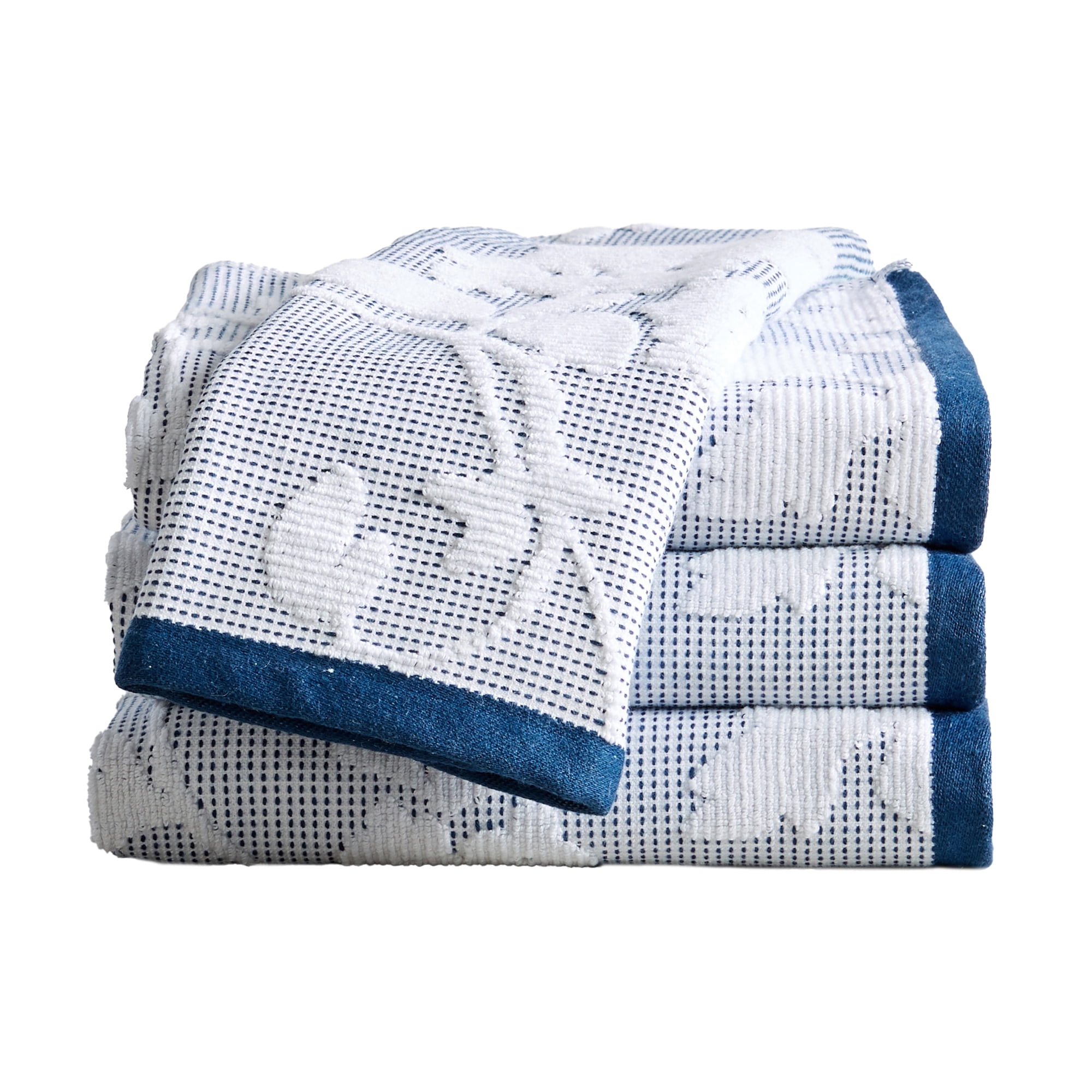 Great Bay Home Cotton Decorative Floral QuickDry Towel Set (Hand Towel