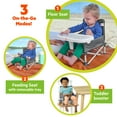 thumbnail image 2 of Bright Starts Pop 'N Sit Portable Booster, Grey, Infant to Toddler, 2 of 15