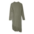 thumbnail image 5 of Afdoent Womens Dresses Casual Fringe Bodycon Long Sleeve Dress Elegant Style Party Wear Flowy Comfortable Outfit Boho Beach Dress, 5 of 5