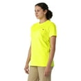 thumbnail image 3 of Dickies Women's Heavyweight Short Sleeve Pocket T-Shirt, Bright Yellow, X-Large, 3 of 3