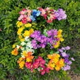 thumbnail image 3 of Sunjoy Tech Daisies Artificial Flowers Fake Colorful Plant Bouquet for Home Table Centerpieces Decoration Wedding Decoration 3 Bouquet, 3 of 8