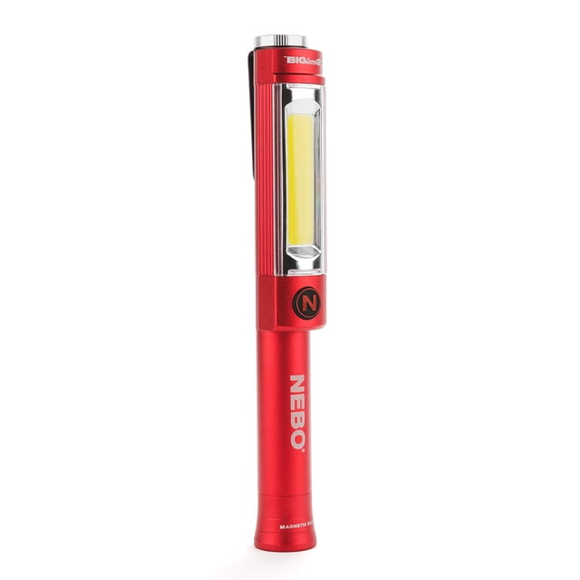 Lámpara de trabajo NEBO BIG LARRY 2, funciona con pilas, 500 lúmenes, color rojo