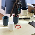 thumbnail image 3 of Billuyoard Estuche de viaje para almacenamiento de cepillos de 4 en 1 soporte para afeitadora de de senderismo Camping taza de Juegos de accesorios de baño Gris Billuyoard HA068028-06, 3 of 6
