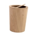 thumbnail image 2 of Lipstore Wood Trash Can Garbage Bin Modern Garbage Can for Household Kitchen Bathroom Wood Color, 2 of 8