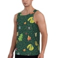 thumbnail image 2 of Haiem Camp In The Forest Men Workout Tank Top Gym Bodybuilding Sleeveless Muscle T Shirts Athletic Tank Breathable Workout Shirt-3X-Large, 2 of 8