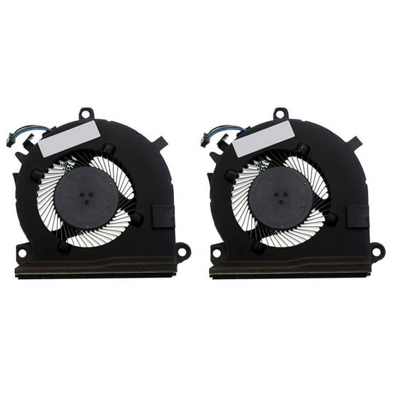 2X Laptop CPU Cooling Fan DFS2000055K0T DC5V 0.5A 4PIN for Pavilion Gaming 15- L77560-001