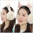thumbnail image 2 of MasteelfCA 1 Pce Cache-Oreilles Couronne Dessin Animé Cache-Oreilles d'Hiver pour Enfants, 2 of 8