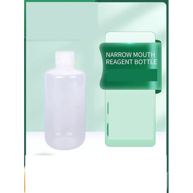 Bouteille de Réactif à Grand Ouverture PP Jetable, Étanche, Stérilisable à Haute Température et Pression