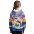 thumbnail image 3 of Pzuqiu Dolphins Hooded Sweatshirts for Girls 10-11 Comfortable Lightness Children's Long Sleeve Sweatshirt Practical Fall Outfits Fashion Clothing Versatile for Teens Girls Kids, 3 of 7