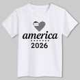 thumbnail image 2 of mgoYE 250th US Shirt 250 Year Birthday Independence Shirts for Boys Girls United States 250 Years Since 1776 2026 V Neck Tshirt America 250th Anniversary Shirt(White,5-6 Years), 2 of 5