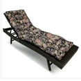 thumbnail image 7 of Eurhowing 71" Outdoor Chaise Lounge Cushion Waterproof, 4" Thick High-Density Foam Patio Furniture Cushion, UV & Fade Resistant Sun Lounger Pad, Black Flowers, 7 of 7