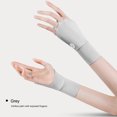 thumbnail image 2 of Guantes Golf para Mujer Deportivos Elásticos Práctica Al Aire Libre (gris), 2 of 9