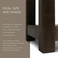 thumbnail image 5 of Maven Lane Paulo Wooden Side Table in Weathered Brown Finish, 5 of 7