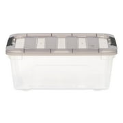 IRIS 13 Qt. Plastic Storage Bins with Lids, Stackable Storage Containers, Totes, 8 Pack