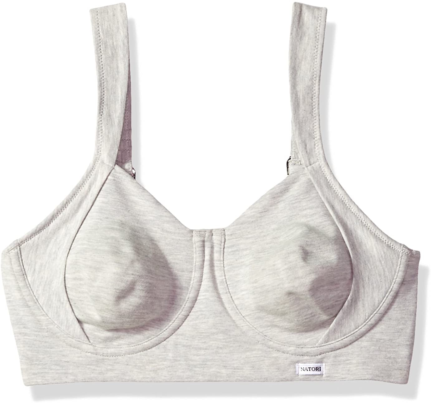 Natori Women's Underwire Sports Bra,Heather Grey,32B