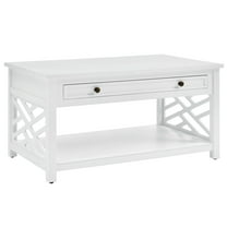 Alaterre Coventry 36"W Wood Coffee Table with 1-Drawer