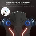 thumbnail image 4 of GTRACING LUFT-600 Gaming Chair with Bluetooth Speakers and LED Lighting, Red, 4 of 14