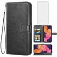 thumbnail image 1 of Mobile Phone Cover for Samsung A70-A70s, Cover Premium Pu Leather Tpu Flip Cover Magnetic Closure Card Compartment Stand Function Wallet with Lanyard Protective Cover, 1 of 7