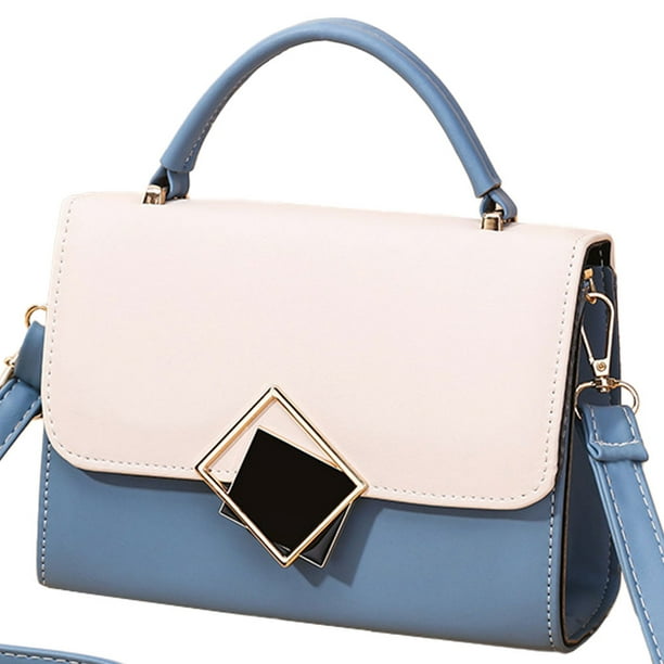 Mini bolso de mano nuevo de cuero de PU de moda de un solo hombro diagonal pequeño bolso cuadrado estilo: estilo 4;