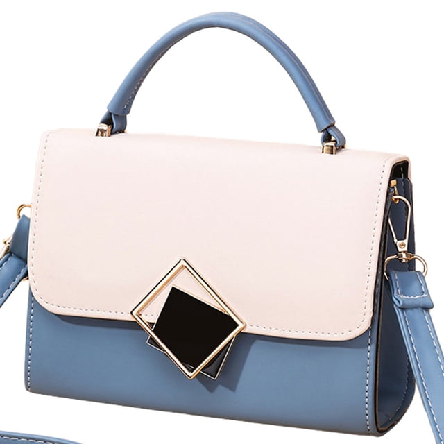 Mini bolso de mano nuevo de cuero de PU de moda de un solo hombro diagonal pequeño bolso cuadrado estilo: estilo 4;