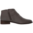 thumbnail image 2 of Lucky Brand Prucella Ankle Boot Titanium Grey Leather Low Cut Ankle Booties (6, 6), 2 of 7