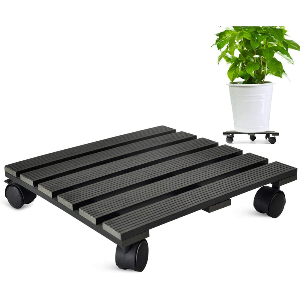 CERBIOR Plant Caddy Heavy Duty Plant Pot with 5 Rolling Wheels Indoor