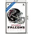 thumbnail image 2 of NFL Atlanta Falcons - Drip Helmet 20 Wall Poster, 22.375" x 34", 2 of 4