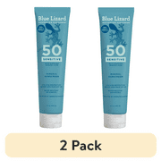 (2 pack) Blue Lizard Australian Sunscreen Sensitive SPF 50 Lotion, 5 oz Tube