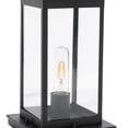 thumbnail image 4 of SAFAVIEH Rinnah 12 in. Modern Black Steel Table Lamp with Black Shade, 4 of 5