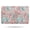 Pink Paisley and, variant on Pink Paisley and Floral Pattern Bathroom Rugs Mat,Non Slip Microfiber Bathroom Rug,Rubber Backing,Soft Bathroom Mats for Bathroom Floor,Tub and Shower,17x27in(43x68cm)