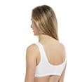 thumbnail image 4 of Carole Martin Full Freedom Comfort Bra WireFree Front Closure Style 7218 White 48, 4 of 37