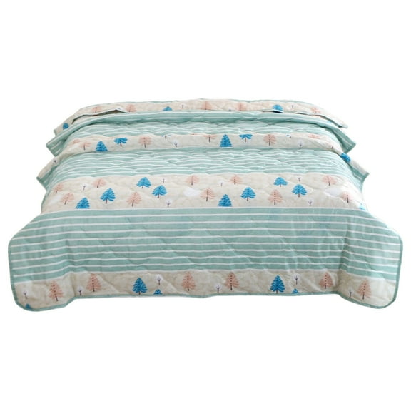 HCTSHG Comforter Washable Reversible Quilt Lightweight, Bedding Full Size Quilted Soft All Season Reversible Dark Comforters for Bed, Bedroom, and Home