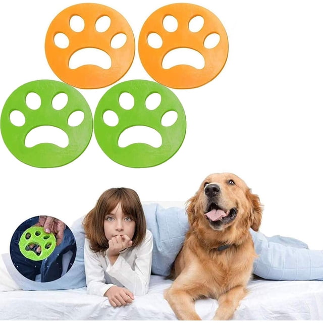 Removedor Pelusa 4 Piezas Pelos Mascota Para Lavadora Reutilizable recogedor de ropa de pelo de mascotas, removedor de pelusas para lavadora, reutilizable, portátil, para mascotas ( 4 Piezas ) XGeek M-3