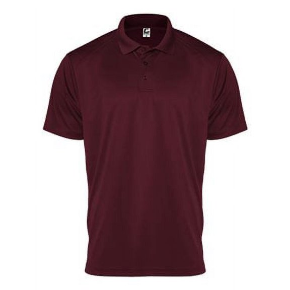 C2 Sport 590100 C2 Utility Youth Polo-Maroon-XS