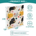 thumbnail image 4 of Three Ring Binder Bow Tie Cat 1.5 Inch Round Binder D-Rings for Office Supplies and More, 4 of 10