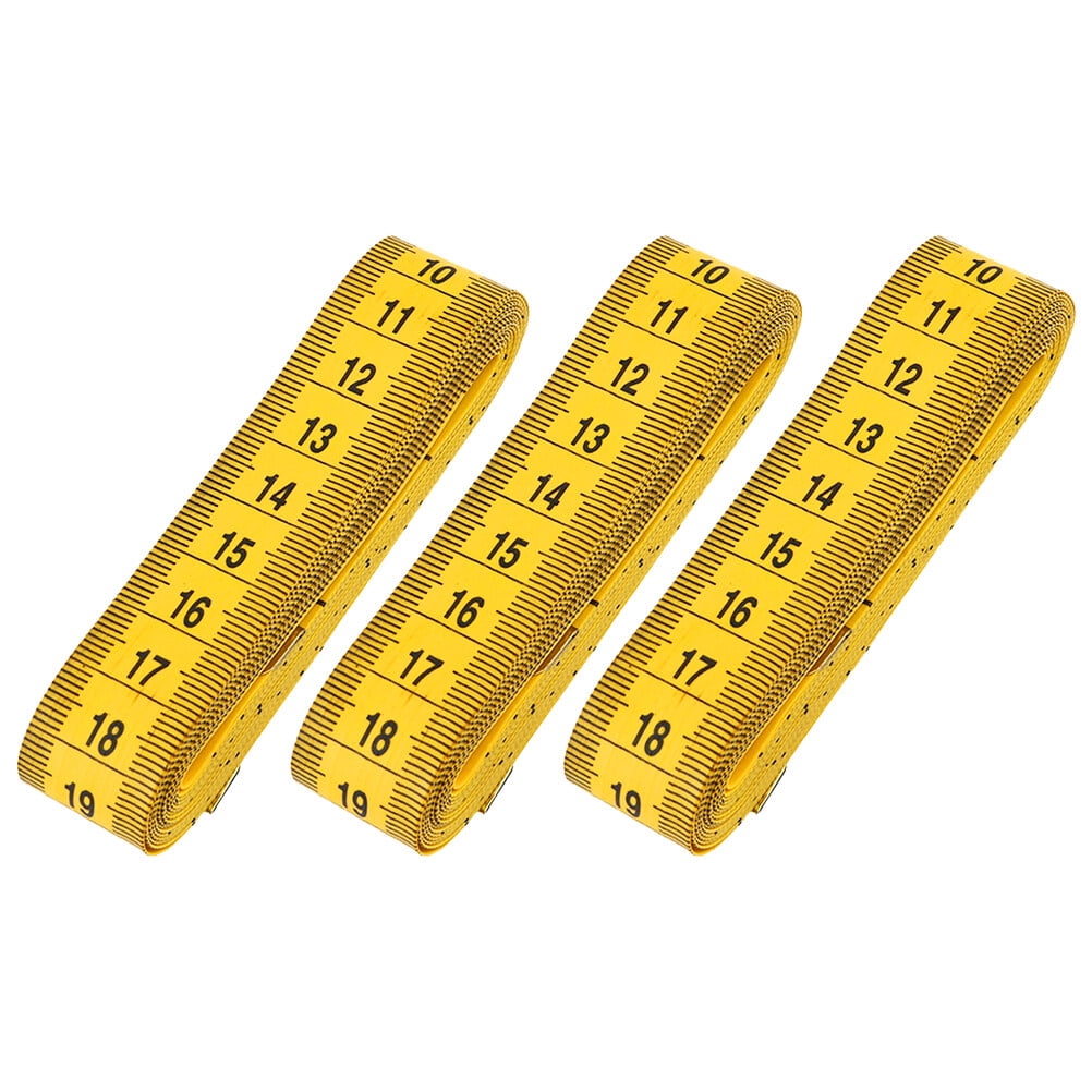 3pcs Dual-sided Tape Measure Flexible Tape Measure Portable Tape Measure
