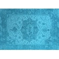 thumbnail image 1 of Ahgly Company Indoor Rectangle Oriental Light Blue Industrial Area Rugs, 2' x 4', 1 of 4