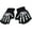 A, variant on Knit Mitten Soft Plush Gloves Students Skeleton Detail for Children and Women Winter Halloween Photo Props
