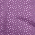 thumbnail image 1 of oneOone Cotton Poplin Twill Purple Fabric Leaves Sewing Material Print Fabric By The Yard 56 Inch Wide, 1 of 5