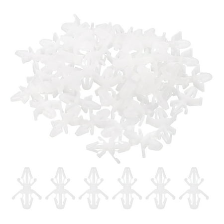 60PCS PCB Board Isolation Column  Nylon Reverse Locking Circuit Board Clips Standoff Support Height 4.9mm /0.19