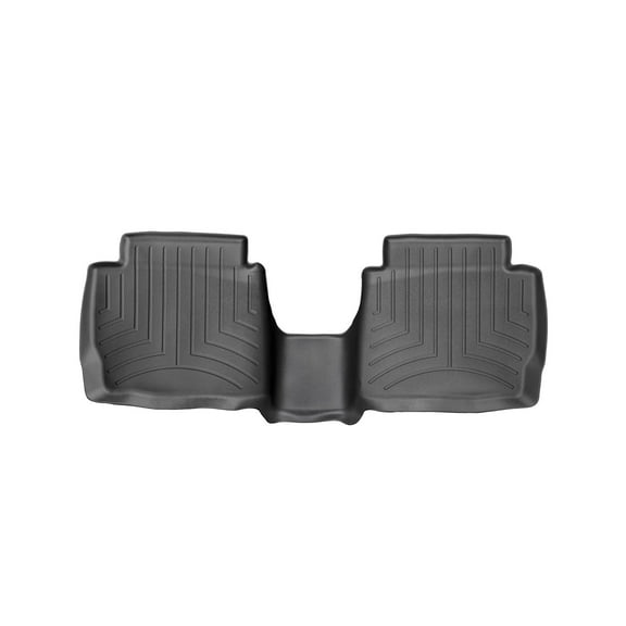 WeatherTech Custom Fit FloorLiners compatible with Fusion, MKZ - 2nd Row, Black