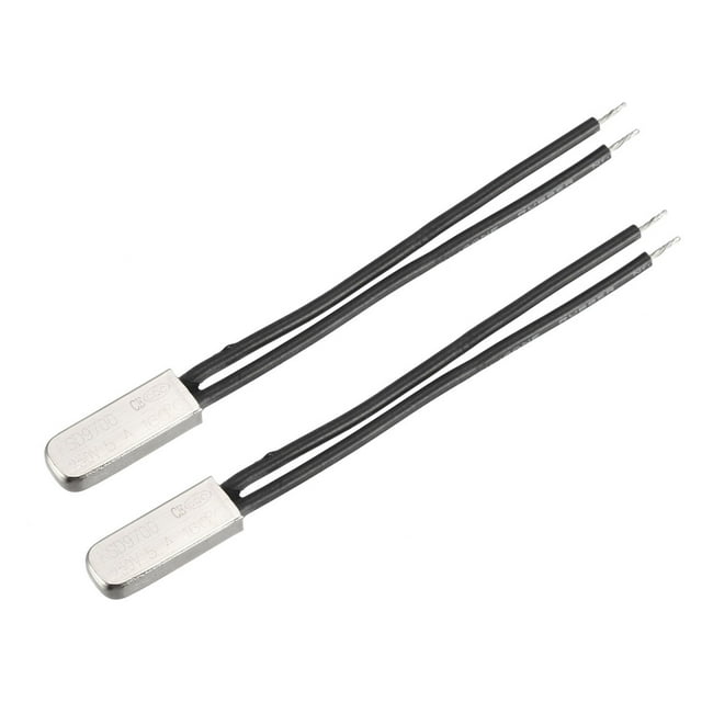 Unique Bargains KSD9700 Thermostat 160 Celsius N.C 5A Metal Bimetal Temperature Control Switch 2pcs