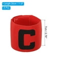 thumbnail image 2 of Captain Armband Adjustable Elastic Soccer Captain's Arm Band, Red, 5 Pack, 2 of 5