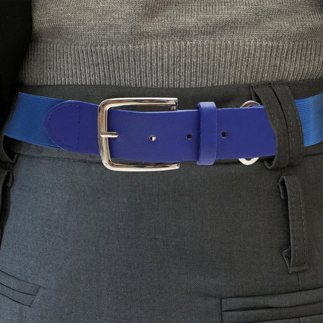 SKISUNO Cinturón Elástico Azul Para Béisbol Con Metálica Duradera Ideal Para Uso Deportivo