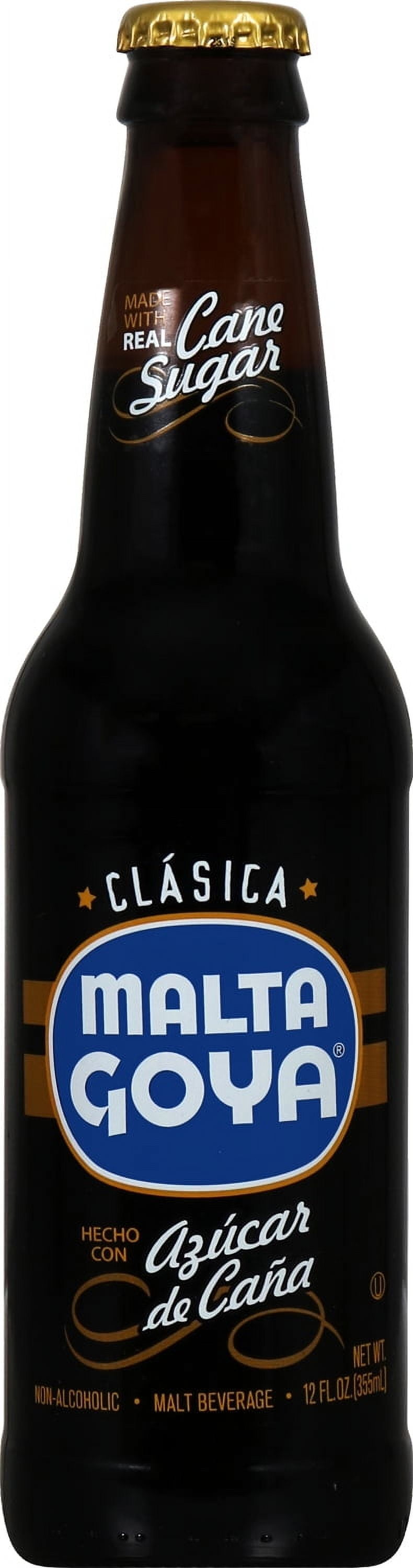 (9 pack) GOYA Malta Clasica With Cane Sugar 12 Fl. Oz