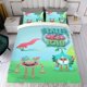 thumbnail image 4 of Lale Ki Lolu Conjunto de sábanas temático, trío de piezas, cómodo y amigable con la piel, diseño único, regalo de decoración para el hogar para familiares, amigos y fans,173cm *218cm, 4 of 6