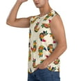thumbnail image 3 of Picia Boho Chicken mens Cotton Tank Undershirts , Moisture-wicking Ribbed Tanks, Lightweight Cotton Tank Undershirts-XX-Large, 3 of 8