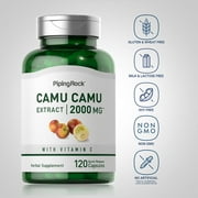 Camu Camu Extract 2000 mg | 120 Quick Release Capsules for Men and Women | by Piping Rock