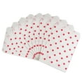 thumbnail image 3 of 100 Qty 5" x 7" Decorative Flat Paper Gift Bags - Red Polka-Dot on White Bags - for Sales/Treats/Parties Cookies/Gifts - N'icePackaging, 3 of 7